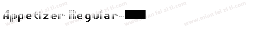 Appetizer Regular字体转换